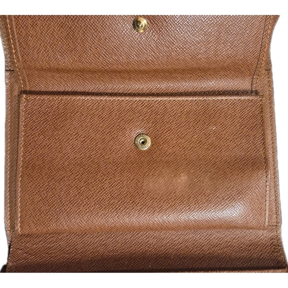 LOUIS VUITTON LV Monogram Canvas Leather Continental Clutch Wallet ( EUC) - Picture 13 of 17